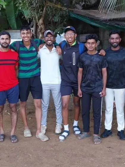 The winning team after their first match in the Mumbai Junior 45 overs Shield. The joy of a close win builds resilience and character.