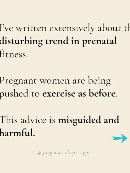 Intense workouts are a harmful trend in prenatal fitness. This post explains why pushing to exercise as before is misguided.