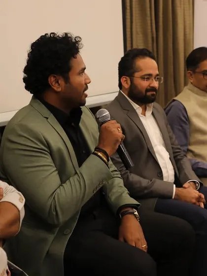Our Principal Architect sharing his insights on architecture and construction during the GIBCO panel discussion.