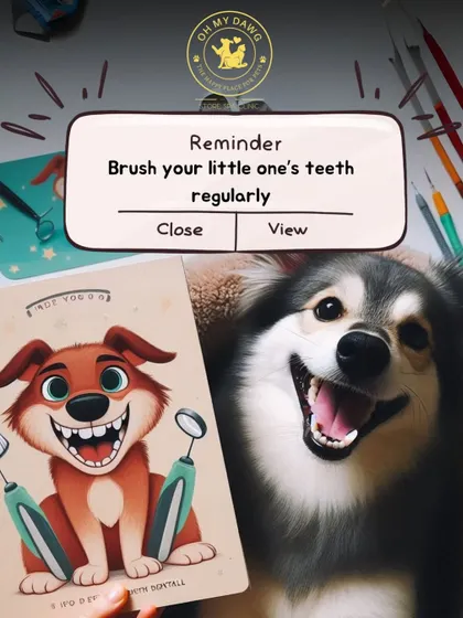 This is your friendly reminder to brush your pet's teeth regularly. Consistent dental care is one of the most important things you can do for their long-term health.