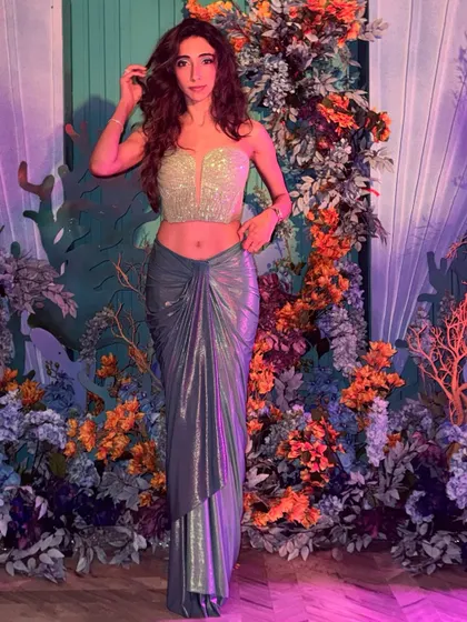 A full look at my outfit for the ocean-themed event in Dubai. We bring the style and the music.