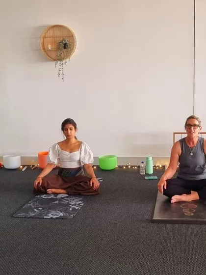 Co-teaching a class at Flow Studio. Collaboration with other teachers is something I deeply value as it enriches the experience for everyone.