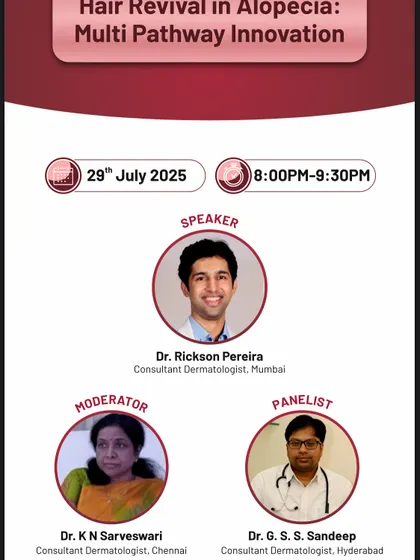 I was a speaker for this webinar on multi-pathway innovations for alopecia. We discussed how next-generation topical formulations target hair loss from multiple angles, from DHT inhibition to stem cell activation.