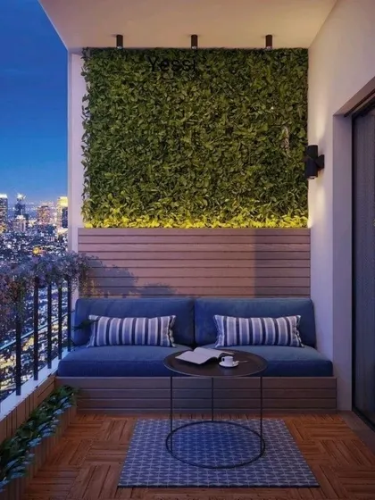 Your garden should be beautiful day and night. With thoughtful landscape lighting, we transformed this balcony into a cozy and elegant evening retreat, perfect for enjoying the Bangalore city lights.