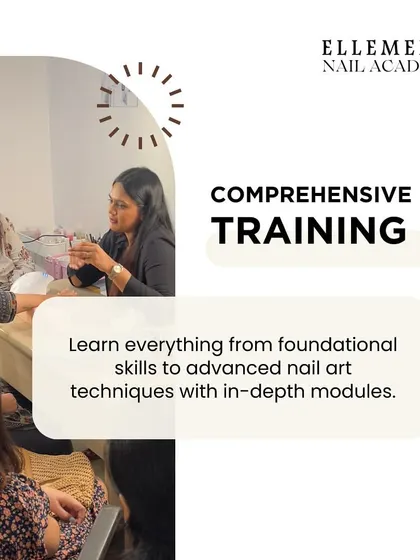 We offer comprehensive training with in-depth modules, as seen in this shot of a group learning session.