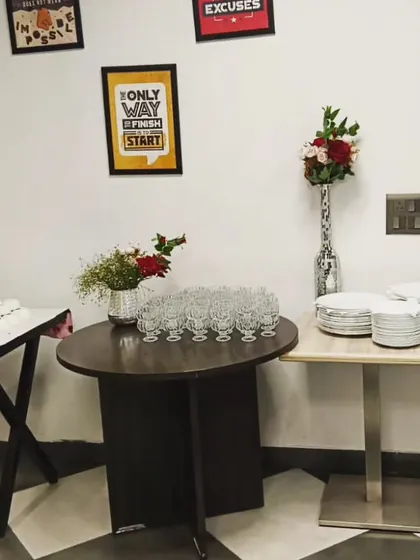A showcase of my premium crockery, cutlery, and decor. I believe in providing a complete, high-quality service where every detail is taken care of.