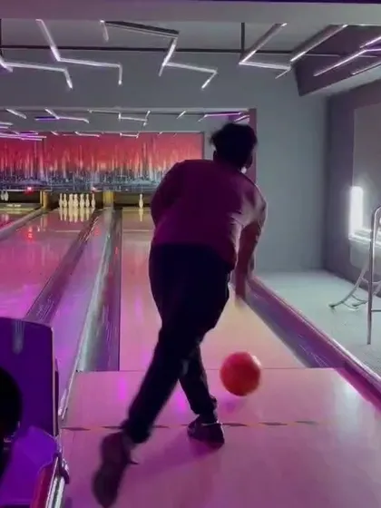 That moment of focus right before the release. Every player in our bowling league, from first-timers to seasoned pros, gets to experience the thrill of aiming for that perfect strike.