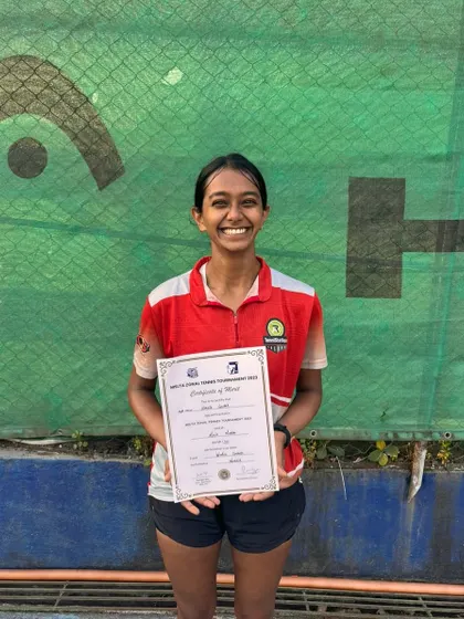 Nikita Golhar shows her class by defeating top players from Maharashtra to clinch the MSLTA Zonal Tennis Tournament 2023 title.