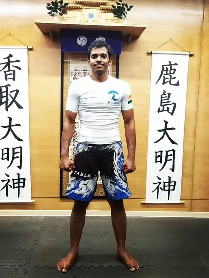 Back to training at The Dojo, ready for the beginners' MMA class.