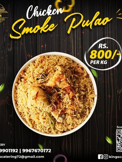 For a unique flavor, try our Chicken Smoke Pulao. We give the dish a smoky aroma that enhances the taste of the chicken and rice, making it a delicious comfort food.