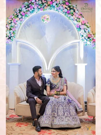 We strive to turn your dream weddings and engagements into reality. A beautiful couple portrait from their engagement ceremony.