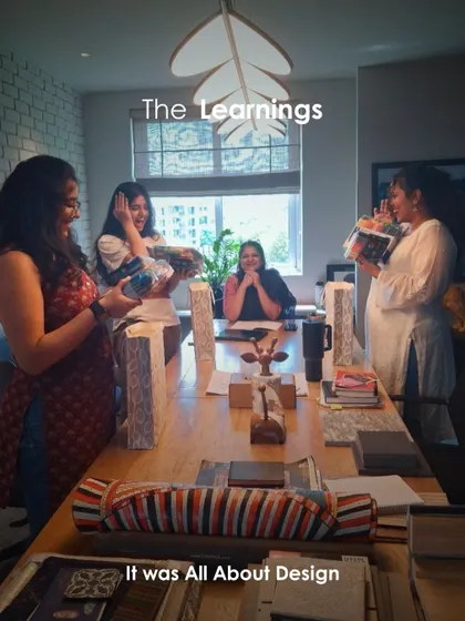 Learning is a constant process at our studio. We believe in sharing knowledge and celebrating discoveries, whether it's a new material, a unique craft technique, or an inspiring design solution.