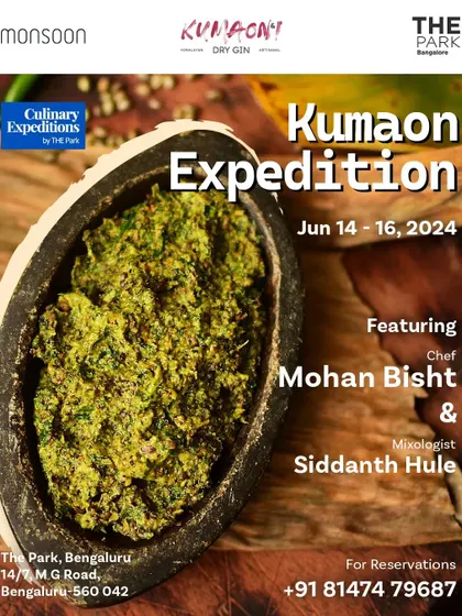 A closer look at the Bhangir ki Chutney from our Kumaon Expedition menu, a traditional dish made with herbs and spices from the Himalayan region.