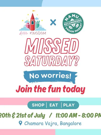 Missed Saturday? No worries! This graphic reminds everyone that our events run through the weekend, so there's always another chance to join the fun.