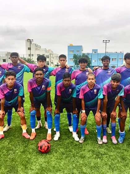 The U17 team after securing their fourth consecutive win in the WSM league.
