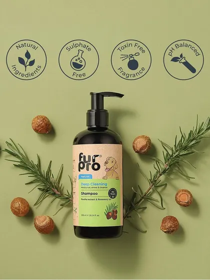 I ensure our Fur Pro shampoos are made with natural ingredients, free from sulphates and toxins, and are pH-balanced for your pet's sensitive skin.