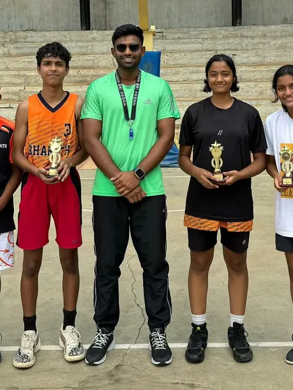 It's not just about drills, it's about results. Here I am with some of the award-winning young players from my 2024 Summer Camp. I provide youth basketball training that builds fundamental skills and confidence in a competitive but fun environment.
