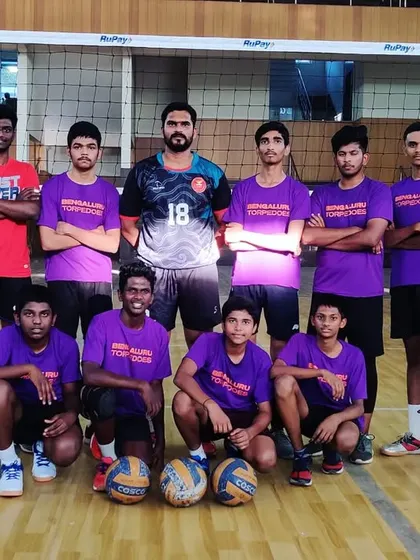 A team photo with me and some of the senior players in the academy. They serve as mentors and role models for the younger athletes.