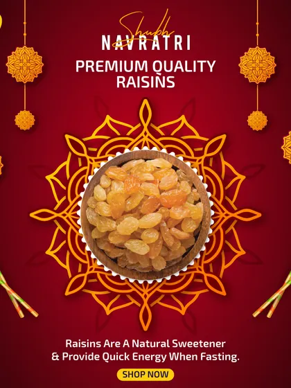 Here are my premium quality raisins. They are a great natural sweetener and provide a quick burst of energy, which is very helpful during fasting or before a workout.