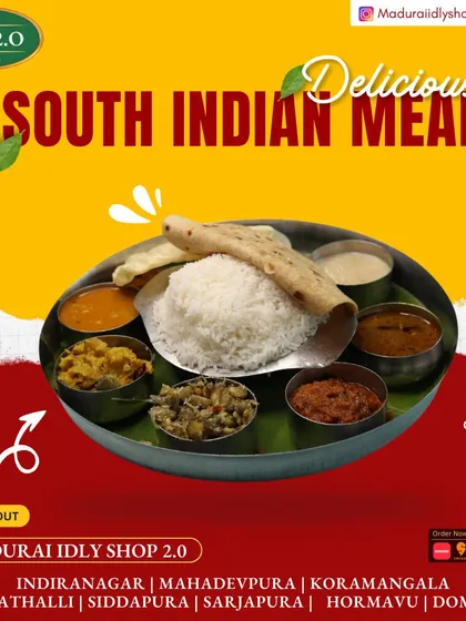 A delicious South Indian meal, featuring a variety of curries, rice, and chapati. It’s a complete feast that we can cater for any of your events.