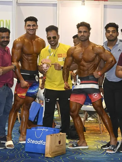 Another shot with the team. The support system is crucial for success in this sport.