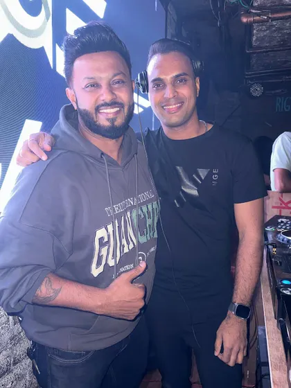 Had a great time doing an audio-visual set with the rockstar DJ Ganesh.