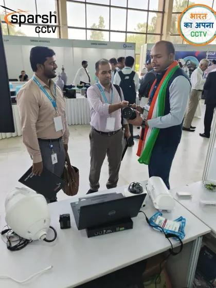 A hands-on demonstration of my camera equipment for visitors at the Surveillance & Electro-Optics India 2025 event. Practical demonstrations are key to showing the quality of my hardware.