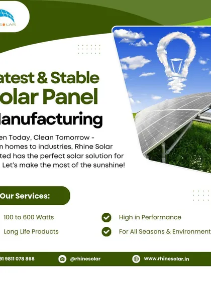 Our latest and stable solar panel manufacturing ensures a clean tomorrow. From homes to industries, we have the perfect solar solution for you, with high performance in all seasons.