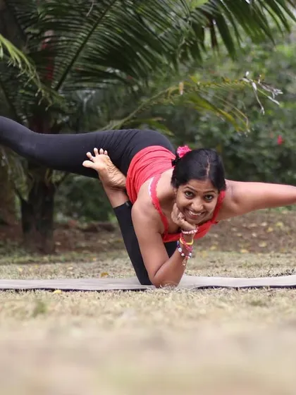Laugh, love, breathe, and strike a pose. This balancing asana is a reminder to find joy and stability in the present moment. Even when a pose is challenging, a smile makes everything lighter.