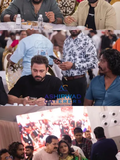 It's a joy to see renowned personalities like actors Upendra and Dhruva Sarja enjoying the feast. I cater to ensure every single guest, famous or not, feels like a VIP.