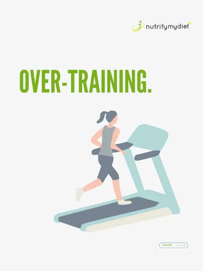 Overtraining without adequate recovery and nutrition can lead to burnout and injury. Listen to your body.