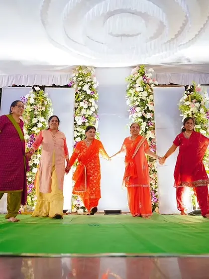 A sweet and simple performance by the mothers and aunts of the family. These moments are always heartwarming.
