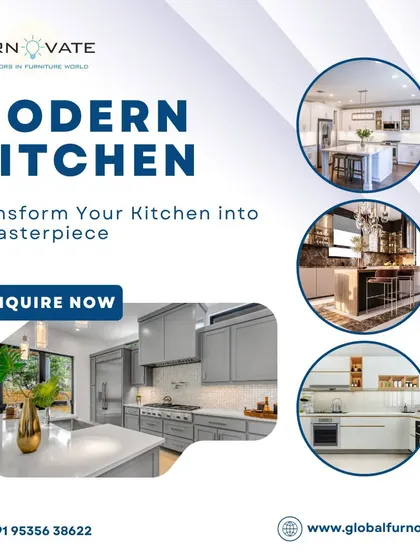 Transform your kitchen into a masterpiece with our modern designs. Enquire now to get started.
