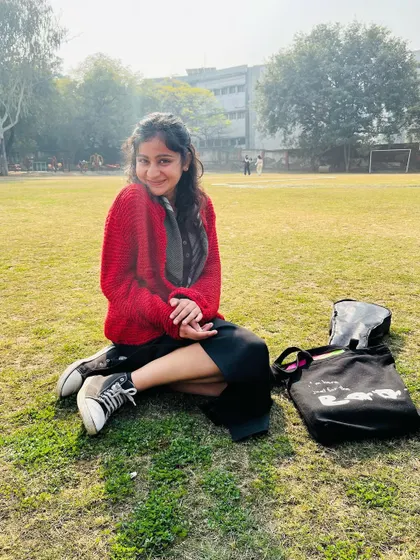 Just enjoying a quiet moment in the park. Sometimes the best songs come from these simple, joyful times.