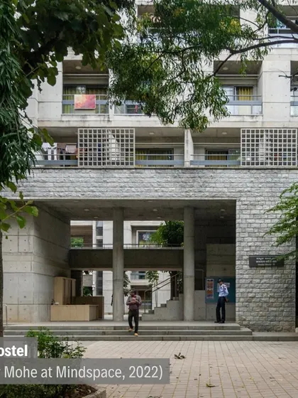 The new hostel, completed in 2022, represents the latest chapter in our architectural journey with IIM Bangalore.