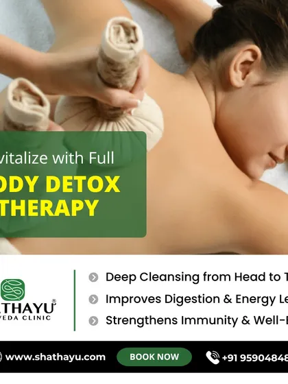 Revitalize your system with our full body detox therapy, which includes treatments like herbal potli massage. This therapy provides a deep cleansing from head to toe, improving digestion, boosting energy levels, and strengthening your overall immunity.
