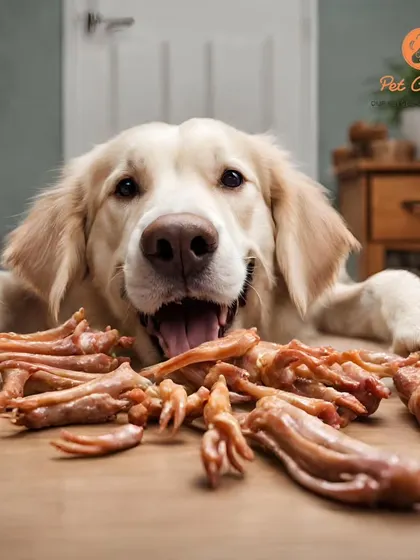 That look of pure joy says it all. When a happy golden retriever sees a table full of our natural air-dried chews, you know you're doing something right. We make treats that are worth getting excited about.