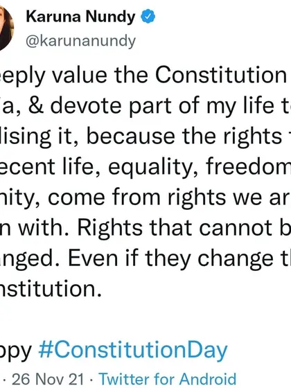 The rights to life, equality, and dignity are not granted by any document; they are rights we are born with. The Constitution is the tool we use to realize and defend them.