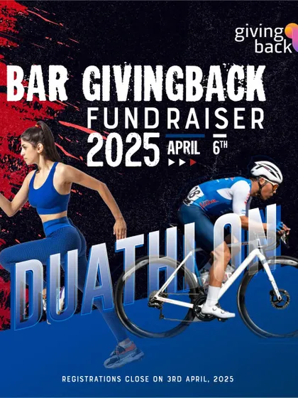 We are proud to organize the 'BAR Giving Back Fundraiser'. It’s more than just a race; it’s about coming together to make a difference. Choose your challenge: cycling ITT, solo run, or a duathlon.