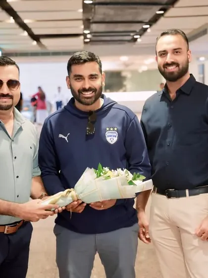 Rosewall Da Cunha, Lead of BFC Soccer Schools, arrives in Dubai for the orientation program.