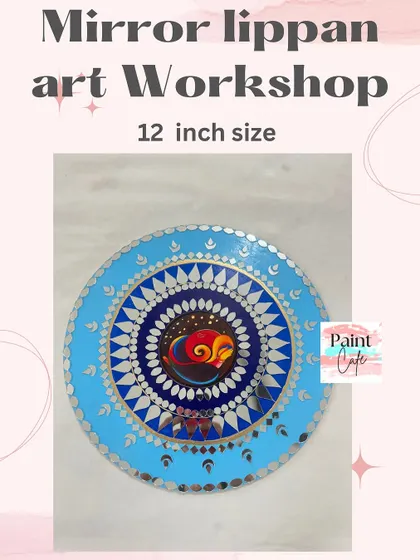An announcement for my 12-inch Mirror Lippan Art Workshop.