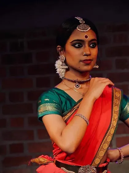 A moment of immense pride. My dear Saibrindha Ramachandran, whose expressive eyes and graceful movements won her the Best Performer award at the HCL concert series by the Madras Music Academy.