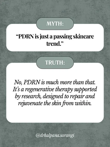 A common myth is that PDRN is just another passing skincare trend. The truth is that it's a regenerative therapy supported by extensive research, designed for long-term skin health and repair at a cellular level.