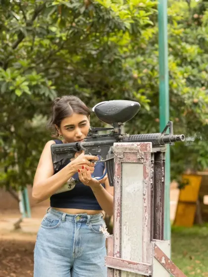 Locked in and ready to fire. Our target shooting range offers a different kind of thrill, requiring a steady hand and a sharp eye to hit the bullseye.