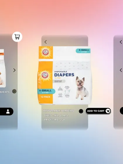 For senior pets, females in heat, or dogs with incontinence, Arm & Hammer Disposable Diapers offer a reliable and hygienic solution. They are designed for a secure fit and maximum absorbency.