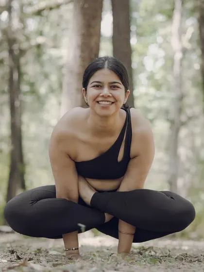 Kukkutasana was a struggle for a long time. This pose taught me that what seems impossible can become possible with consistent, patient effort.