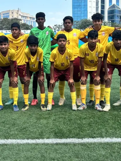 Our U15 boys, with 4 wins in 5 games in the ongoing KSFA YPL, focused on improving every day.