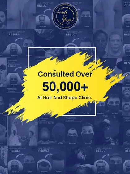 We are proud to have consulted with over 50,000 patients, helping them on their journey to renewed confidence.