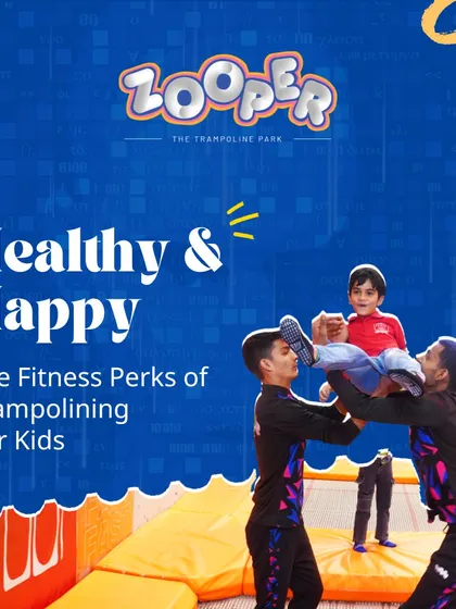 Bouncing is the key to being healthy and happy. My park offers the perfect blend of fitness and fun for kids.