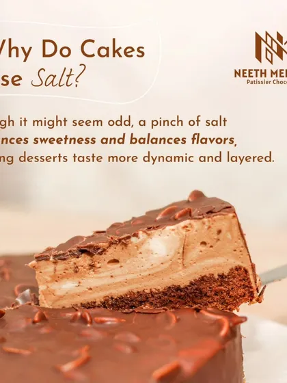 Why do cakes use salt? It might seem odd, but a pinch of salt is a baker's secret weapon. It enhances sweetness and balances flavours, making desserts taste more dynamic and layered.
